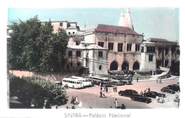 SN - SINTRA. Palcio Nacional - Editor no indicado - SD - Dim. 9,2x6 cm - Col. A. Monge da Silva (cerca de 1960)