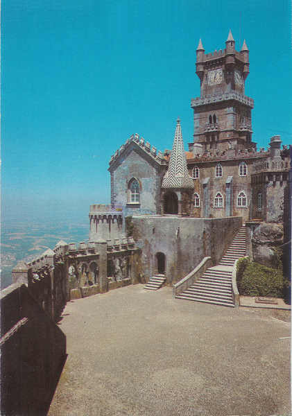 N 182 Sintra - Palcio da Pena - Ed. Grape Mar - SD - Circulado em 1992 - Dim. 10,4x14,9 cm - Col. M. Soares Lopes.