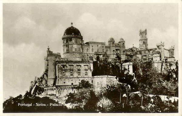 SN - Sintra. Palcio da Pena - Ed. B. & S. - SD - Dim. 14,1x9,1 cm - Col. M. Soares Lopes