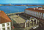 N.º 78 - PONTA DELGADA (Açores) Praça Gonçalo Velho Cabral - Ed. Fotografia Nóbrega, Lda, Ponta Delgada - S. MIGUEL - AÇORES - Lito Of. Artistas Reunidos, Porto - SD - Dim. 14,9x10,4 cm. - Col. Manuel Bóia (1981).