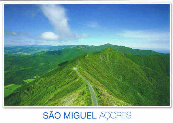 ISM-008 - Pico do Bartolomeu  Nordeste - São Miguel - Ed. Ver Açor,Lda. Nuno Sá veracor@veracor.pt - SD - Dim. 15x10,5 cm - Col. Fátima Manuela Bóia (2010).