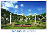 ISM-011 - Jardim  Povoação - São Miguel - Ed. Ver Açor,Lda. Nuno Sá veracor@veracor.pt - SD - Dim. 15x10,5 cm - Col. Fátima Manuela Bóia (2010).