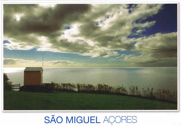 ISM. 050 - Vigia da Baleia  Lagoa - São Miguel - Ed. Ver Açor,Lda. Nuno Sá veracor@veracor.pt - SD - Dim. 15x10,5 cm. - Col. Fátima Manuela Bóia (2010).