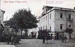 SN - SÃO MIGUEL. Ponta Delgada. Largo da Matriz. Hotel Açoriano - Edição Biscup & Stein, Hamburg - Dim. 13,8x8,8 cm - Col. A. Monge da Silva (cerca de 1908)