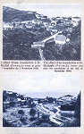 SN - SÃO MIGUEL. Povoação. Efeito da inundação de 1896 (foto de antes e depois) - Edição anónioma cerca de 1908 - Dim. 13,7x8,9 cm - Col. A. Monge da Silva (cerca de 1896)