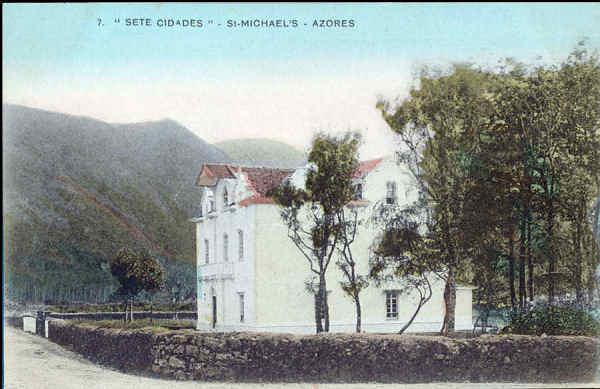 N 7 - SO MIGUEL. Sete Cidades - Edio annima - Dim. 14x9,8 cm - Col. A. Monge da Silva (cerca de 1910)