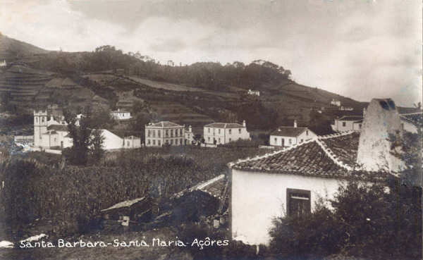 SN - SANTA MARIA. Santa Brbara - Edio annima em papel fotogrfico - Dim. 13,6x8,5 cm - Circulado em 1948 cm - Col. A. Monge da Silva,