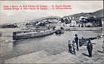 Nº 25 - SÃO MIGUEL, Villa Franca do Campo. Caes e Aterro - Edição Casa Havaneza - Dim. 13,7x8,5 cm - Col. A. Monge da Silva (cerca de 1908)