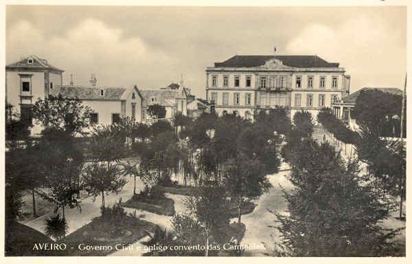 S/N AVEIRO - Governo Civil e antigo convt das Carmelitas - Edio Souto Ratolla, Aveiro - SD - Dim. 14x9 cm. - Col. nio Semedo.