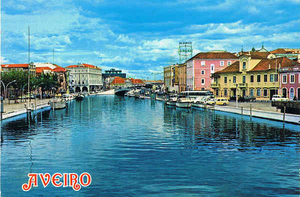 N 730 - AVEIRO - Ria e panorama marginal - Edio Gtica PORTO RUA N.S. DE FTIMA 298 - SD - Dimenses 14,7x10,3 cm. - Col. Manuel Bia.