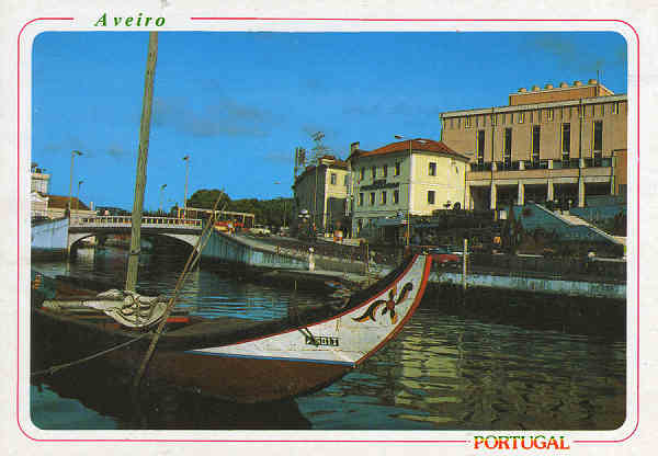 N. 9 - AVEIRO Aspecto da ria - Ed. ncora - SD - Dim. 15x10,5cm - Col. Mrio Silva.