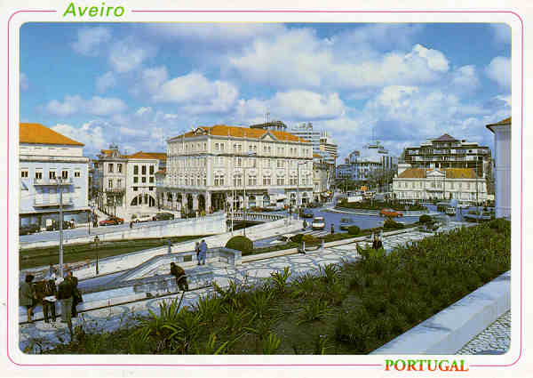 N. 28 - AVEIRO Centro da cidade - Ed. Bruno da Rocha - SD - Dim 15x10,5 cm - Col. Mrio Silva.