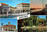 N. 548 - AVEIRO Trechos da cidade - Ed. SUPERCOR - SD - Dim. 14,8x10,4 cm - Col._M. Silva (circulado em 1973).