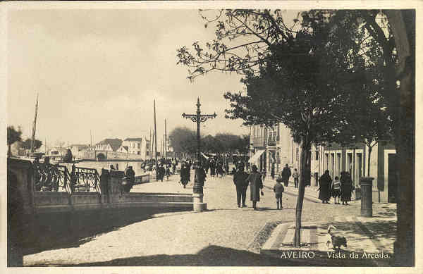 SN - AVEIRO - Vista da Arcada - Edicao de Souto Ratolla, Aveiro - SD - Dim. 14,1x9,1 cm. - Col. Paulo Neves.