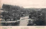 N. 540 - Portugal Caldas da Rainha. Lago do Parque - Editor M&R, Lisboa - Editado 1907 - Dim. 9x14 cm. - Col. M.Chaby