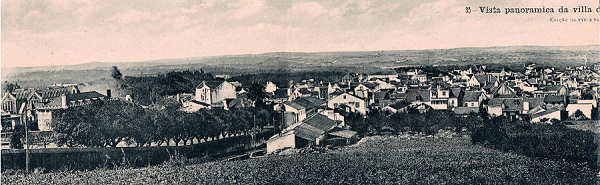 N. 35 - Portugal Caldas da Rainha. Vista Panoramica da Villa de Caldas da Rainha(A) - Editor Dias e Paramos - Editado 1906 - Dim- 9x14 cm.- Col. M. Chaby