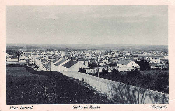 SN - Portugal. Caldas da Rainha. Vista parcial das Caldas da Rainha - Editor Vale e C (Editado em 1921) - Dim. 9x14 cm. - Col. M. Chaby