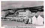 N 7 - Portugal. Caldas da Rainha. Foz do Arelho - Um Trecho da Praia de banhos (frente ao H. do F.) - Editor Passaporte Loty - Editado em 1951 - Dim. 14x9 cm. - Col. M. Chaby