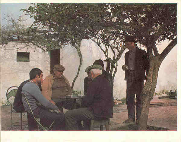 N 28 - Cuba Portugal. Ptio de Taberna - Ed. Cmara Municipal de Cuba - Foto Lus Pavo - SD - Dim. 14,5x11 cm. - Col. Ilda Bastos.