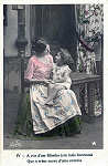 IV - Me e filha - Editor Esteves & C, Lisboa - Edies ETOILE, Paris - Dim. 13,9x9 cm - Col. Amlcar Monge da Silva (cerca de 1910)