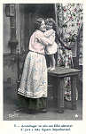 V - Me e filha - Editor Esteves & C, Lisboa - Edies ETOILE, Paris - Dim. 13,9x9 cm - Col. Amlcar Monge da Silva (cerca de 1910)