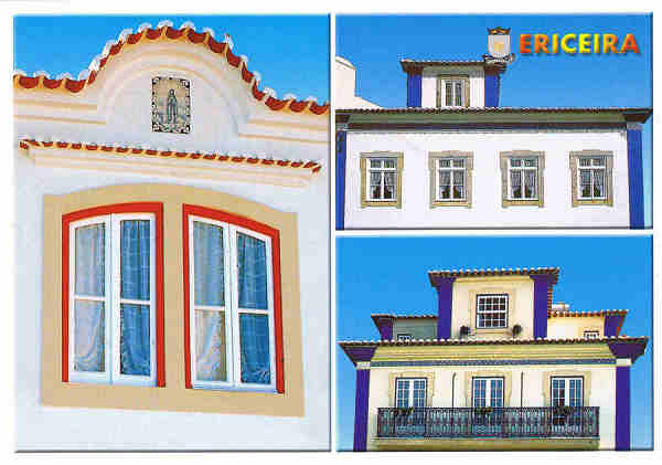 N. ERC-0015 - ERICEIRA "Pedra e Cal". A Arte nas varandas e janelas. Costa de Lisboa PORTUGAL - Ed. ATLANTICPOST - Publicidade e Artes Grficas,Lda - Tel. 214 342 080 - S/D - Dim. 15x10,5 cm. - Col. Manuel Bia (2009).