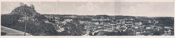 SN - Portugal. Leiria. Vista Geral-Lado Nascente - Edio registada da Fotografia Artistica, Lda - Dim. 9x41 cm. - Col.M. Chaby