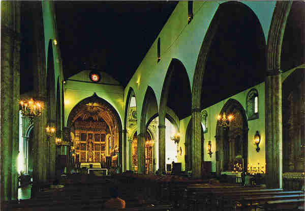 N. 103 - MADEIRA Interior da S Catedral do Funchal - Ed. CARVO, MARTINS & SILVA, LDA - RUA DIREIRA, 21 - FUNCHAL 