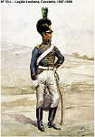 N 33-4 - Legio Lusitana, Cavalaria, 1807/8 - Aguarela do Cor. Ribeiro Artur - Edio Jornal do Exrcito, 1983 - Dim. 15x10,5 cm - Col. A. Monge da Silva