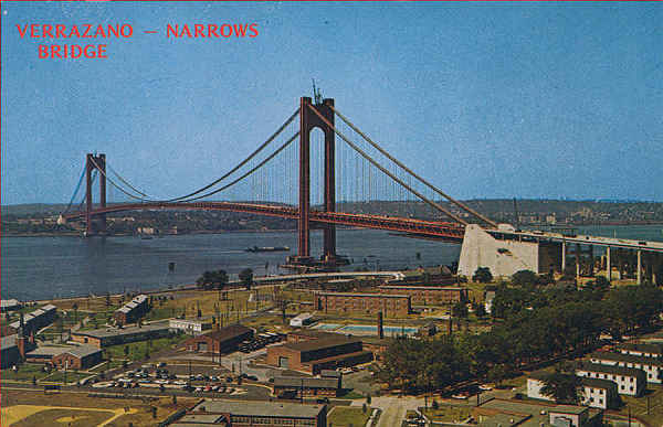 N 156826 - Verrazano-Narrows Bridge - Editor Nespers Map & Guide, New York - Dim. 13,8x8,9 cm - Col. A. Monge da Silva (cerca de 1960)