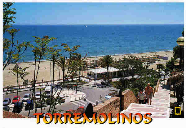 Ref 10 - Torremolinos - Costa del Sol - El Bajondilo - Ad. L. Domingues, SA. Foto Sergio Reyes - Dim 15X10,0 cm. - Col. Mrio Silva