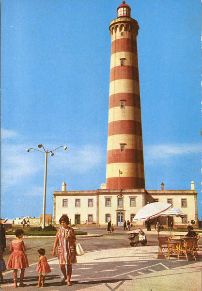 N 22 - Aveiro Portugal. Farol - Ed. guas da Costa, Fig. da Foz. Exclusivo da papelaria Avenida - SD - Dim. 148x102 mm - Col. nio Semedo