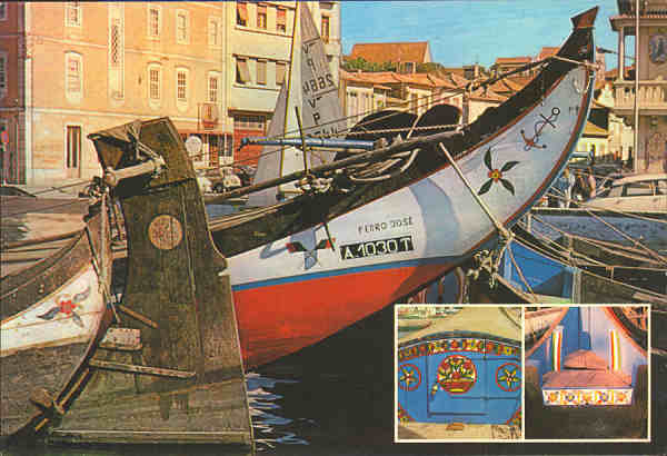 Serie 81- N 19 - Aveiro Portugal. Pinturas do barco mercantel - Ed Comissao Municipal de Turismo de Aveiro - SD - Dim. 102x150 mm - Col. Enio Semedo