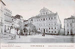 Col. D, 8 - Largo da Feira e edificio do Governo Civil - Pap. Borges, Coimbra - Dim. 137x89 mm - Col. A. Monge da Silva (cerca de 1905)