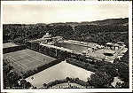 N 206 - Portugal. Curia - Campos de tnis e piscina do Palace Hotel - Ed. de Alexandre d'Almeida - SD - Dim. 107x151 mm - Col. Graa Maia