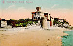 N 1785 - Chalet Barros no Estoril - Edio Costa, Rua do Ouro, 295, Lisboa - Dim. 138x88 mm. - Col. A. Monge da Silva (cerca de 1905)