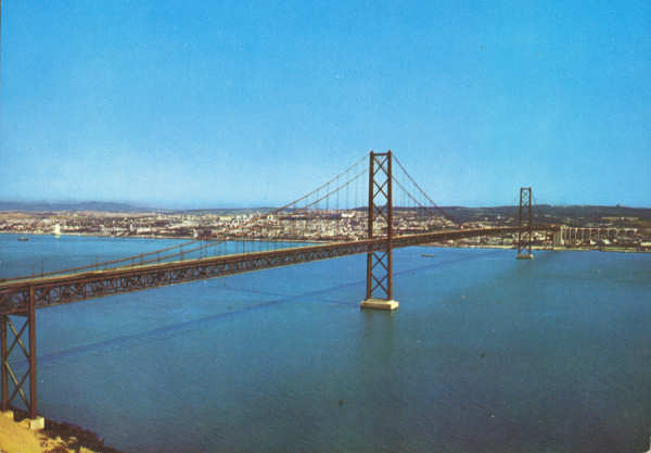 Mod. 783/L - Lisboa. Ponte Salazar sobre o Tejo - Ed. Ocaso - SD - Dim. 102x147 mm - Col. Graa Maia