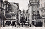 S.R. 302 - Elevador de Sta Justa - Edio Rocha, Lisboa - Dim. 138x90 mm - Col. A. Monge da Silva (cerca de 1905)