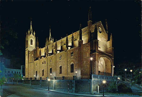 42- N. 177 - MADRID - Iglesia de los Jernimos - Ed. GARCIA GARRABELLA y Cia. S.R.C. - ZARAGOZA Distribuidor: V. Martinez - A. Ferrant,8,6 Telf.2396096 - SD - Dim. 15x10,4 cm - Col. Manuel Bia (1971)