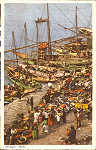 N 127 - (Portugal) Porto - Mercado de fruta no cais da Ribeira - Ed. de C. Conseil de Vasconcelos - SD - Dim. 140x90 mm - Col. nio Semedo