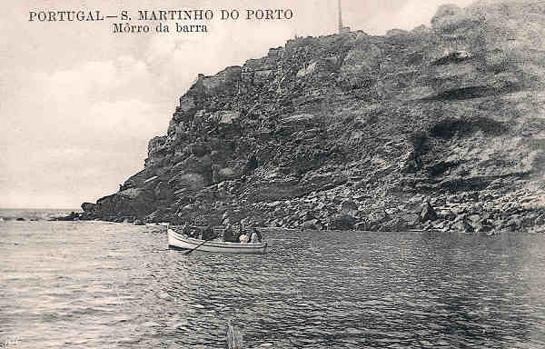 SN - Portugal. S Martinho Porto. Mrro da barra - Editor Alberto Malva - Dim 9x14 cm - Col. Miguel Chaby