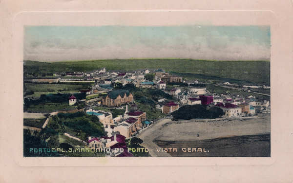 SN - Portugal. S. Martinho Porto - Vista geral - Editor Julio Mira Coelho (1910) - Dim. 9x14 cm. - Col. M. Chaby