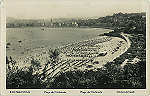 Manipei ref 142206 - San Sebastian - Praia de Ondarreta - Editor no indicado - SD - Circulado em 1956) - Dim. 9x14 cm - Col. Miguel Soares Lopes