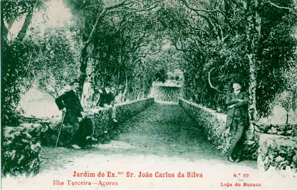 N 60 - Jardim do Sr. Joo Carlos Silva - Edio da Loja do Buraco - Dim. 138x88 mm - Col. A. Monge da Silva (anterior a 1910)