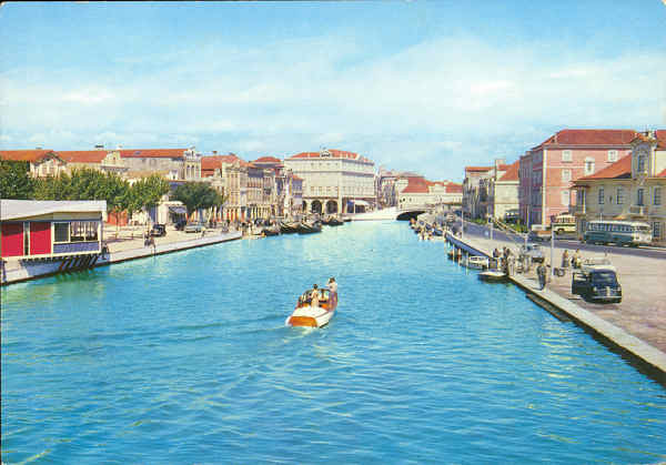 SN - AVEIRO. Canal central da Ria - Ed. Ocaso - SD - Dim. 150x104 mm - Col. nio Semedo