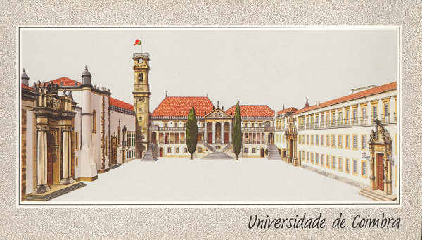 C91 - Universidade de Coimbra - Ed. Guia Turstico do Norte, Lda, Lisboa, Tel. 219310882 - SD - Dim. 165x93 mm - Col. nio Semedo