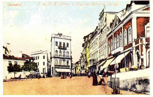 N. 13 - Largo da Portagem e Rua Ferreira Borges - COIMBRA - Ed. Annima (cerca de 2012) - Dim. 140x90 mm - Col. nio Semedo