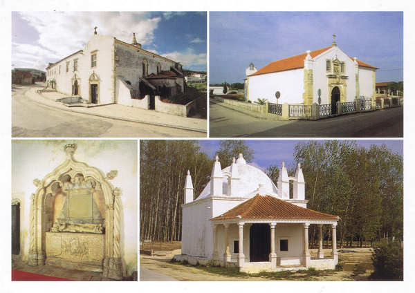 SN - Montemor-o-Velho - Igreja e Convento de Nossa Senhora dos Anjos  Igreja da Misericrdia de Montemor. Igreja do Convento de N. Sr. dos Anjos (Tmulo de Diogo de Azambuja)  Capela do mrtir de S. Sebastio - Ed. GRAFINAL - Artes Grficas, Lda. - GUEDA - Edio  da Cmara Municipal de Montemor-o-Velho, Portugal - FOTO MORAIS - SD - Dim. 15x10,6 cm - Col. Manuel Bia (2012)