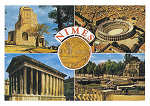 N 535 - Nimes, Capitale de la Gaule - Editions de la Palette, Saint-Clment-de-Rivire - Dim. 15,0x10,6 cm - Adquirido em 1994 - Col. Monge da Silva