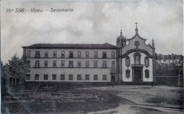 N 598 - Seminrio - Editor Alberto Malva, Rua da Magdalena, 23, Lisboa - Dim. 139x86 mm - (papel fotogrfico) - Col. A. Monge da Silva